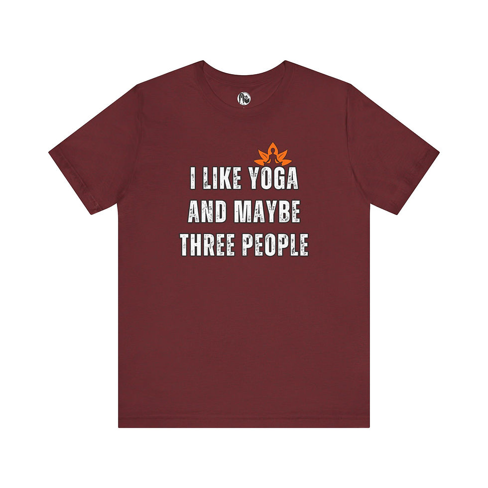 Thumbnail: I Like Yoga Unisex Bella+Canvas Jersey Tee