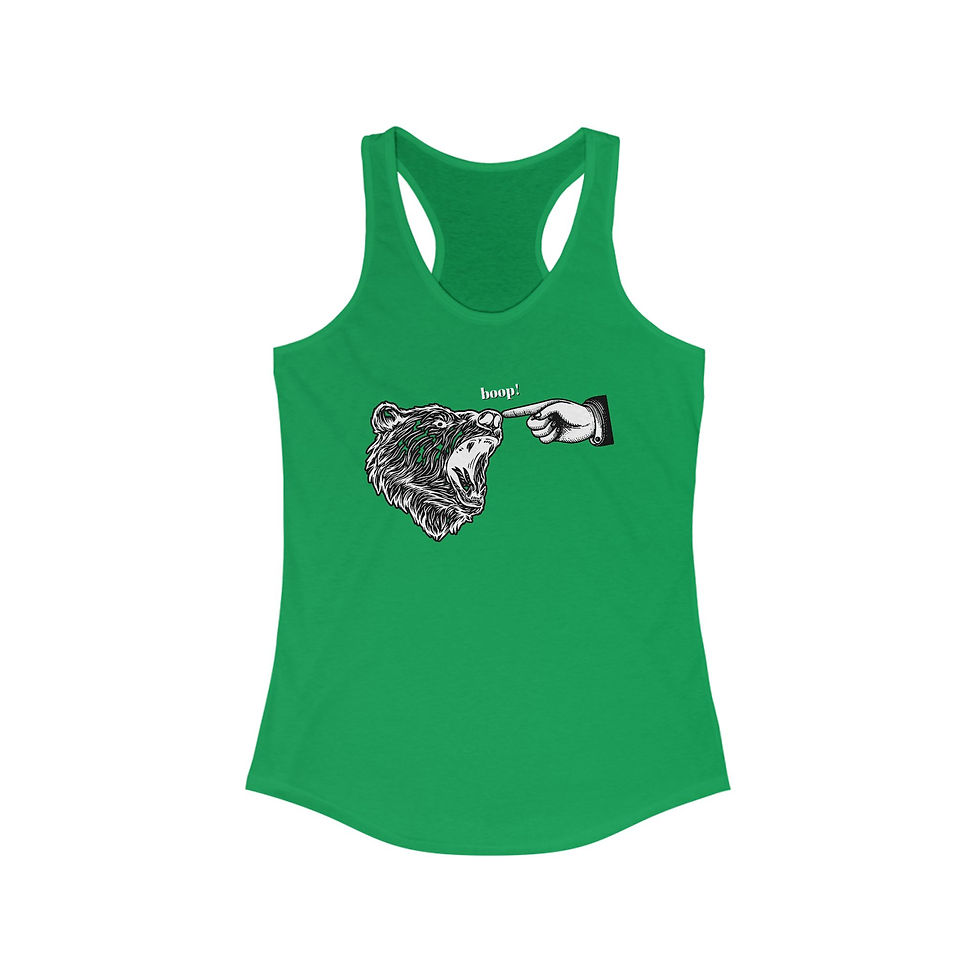 Thumbnail: BOOP! the Bear Women's Ideal Racerback Tank