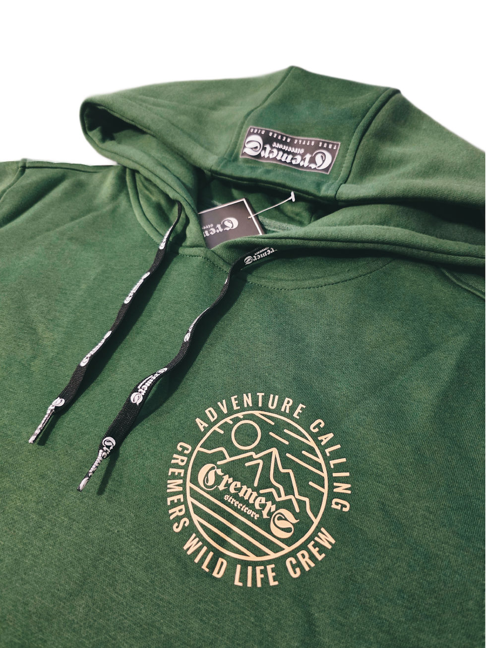 Kapuzenpullover Adventure Grün