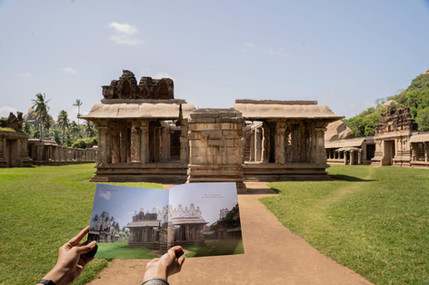 Ancient stone ruins in India standing resilient through centuries, reflecting the country's rich heritage, history, and cultural legacy.