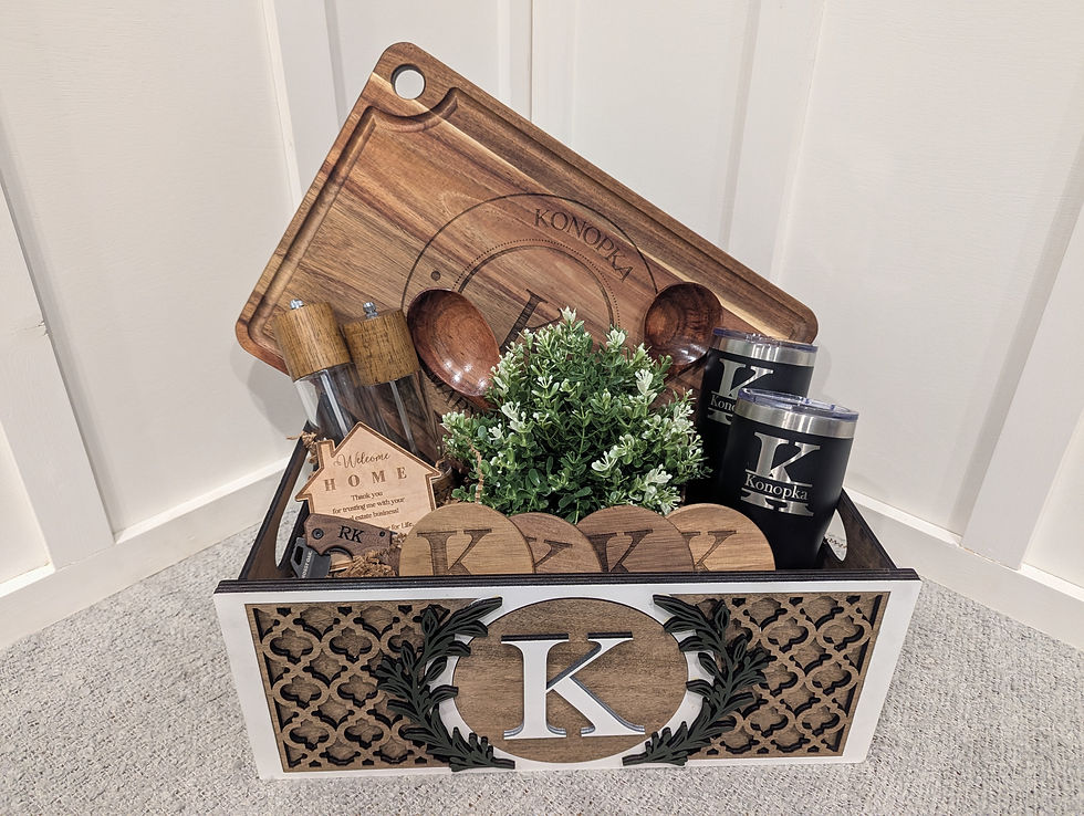 Acacia Cutting Board Gift Set