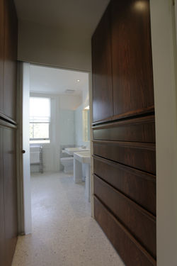 Walk in Wardrobes in European Walnut