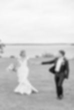 black and white blurry wedding photography