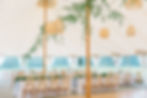 coastal seacoast new hampshire tented wedding with blue and rattan photo and video