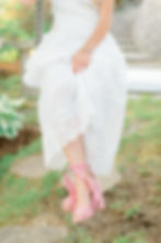 red gingham shoes wedding rehearsal dinner