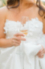 bar harbor club - coastal maine wedding photographer & videographer - bride drink