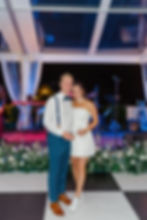 bar harbor club - coastal maine wedding photographer & videographer - clear frame tent - bride second dress