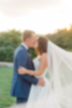 bar harbor club - coastal maine wedding photographer & videographer - couple sunset portraits