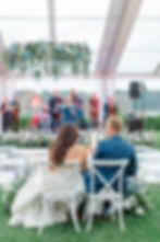 bar harbor club - coastal maine wedding photographer & videographer - clear frame tent