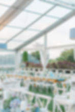 bar harbor club - coastal maine wedding photographer & videographer - clear frame tent design