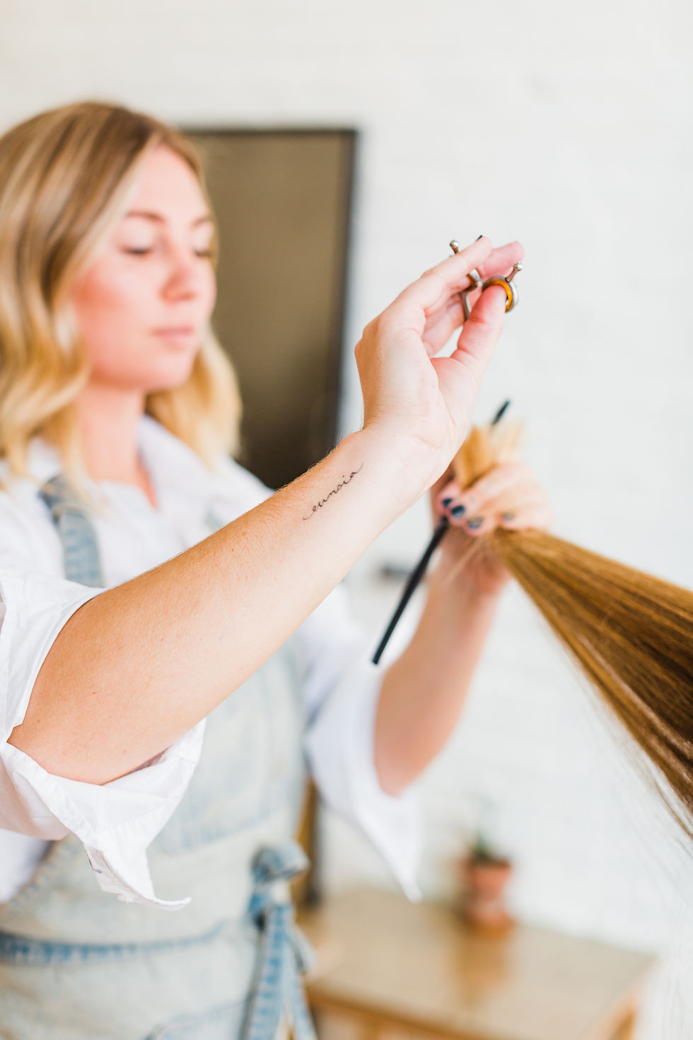 maine brand photography for hair stylist