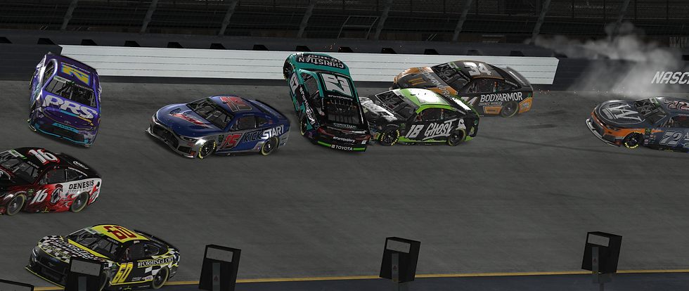 A massive crash on lap 237 takes out multiple top-10 contenders in the 2026 3M 325 from Bristol Motor Speedway