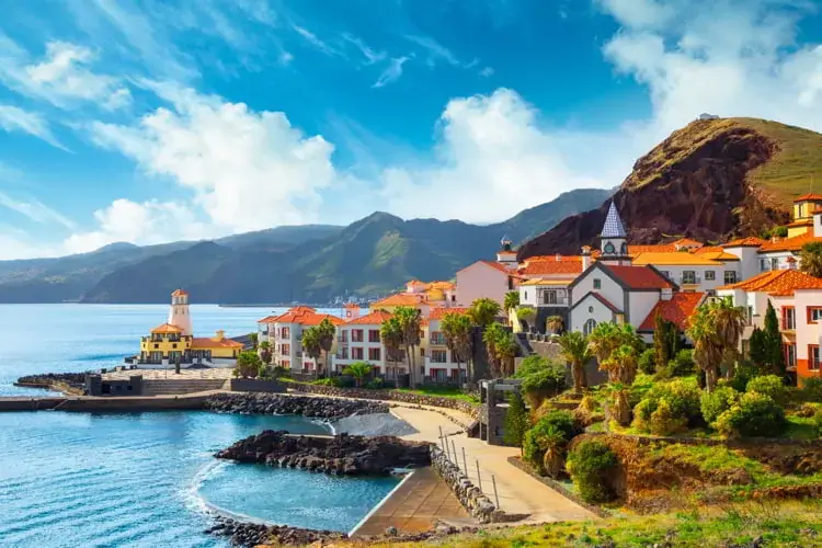 View of Portugal property and ocean 