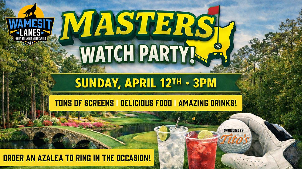 Masters Watch Party presented by Tito's!
