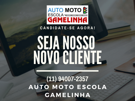 Auto Moto Escola Gamelinha lhe faz um convite