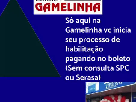 Gamelinha Auto Moto Escola Profissional! Venha já para Gamela!