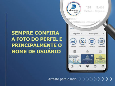 Sempre Confira a foto do Perfil e principalmente o nome de usuário!