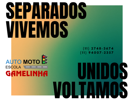 Auto Moto Escola Gamelinha, a seu dispor!