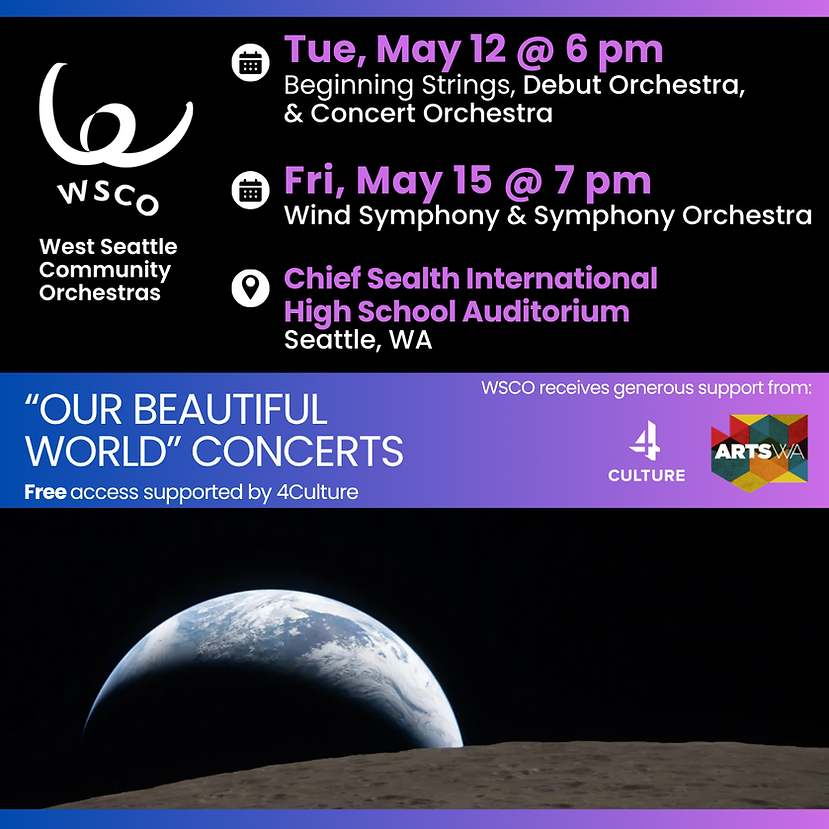 Our Beautiful World Concerts on May 12 and May 15 2026