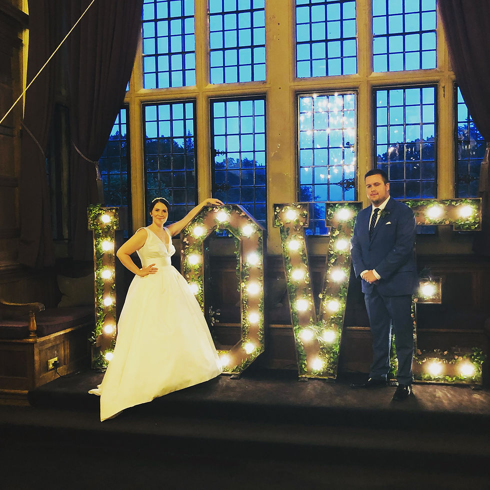 giant love letter hire Dorset