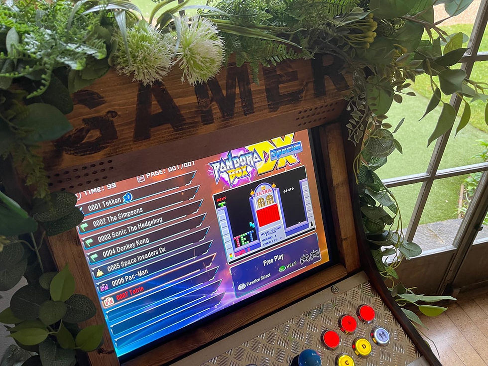Wedding arcade machine hire