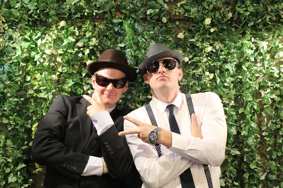 rustic photo booth hire