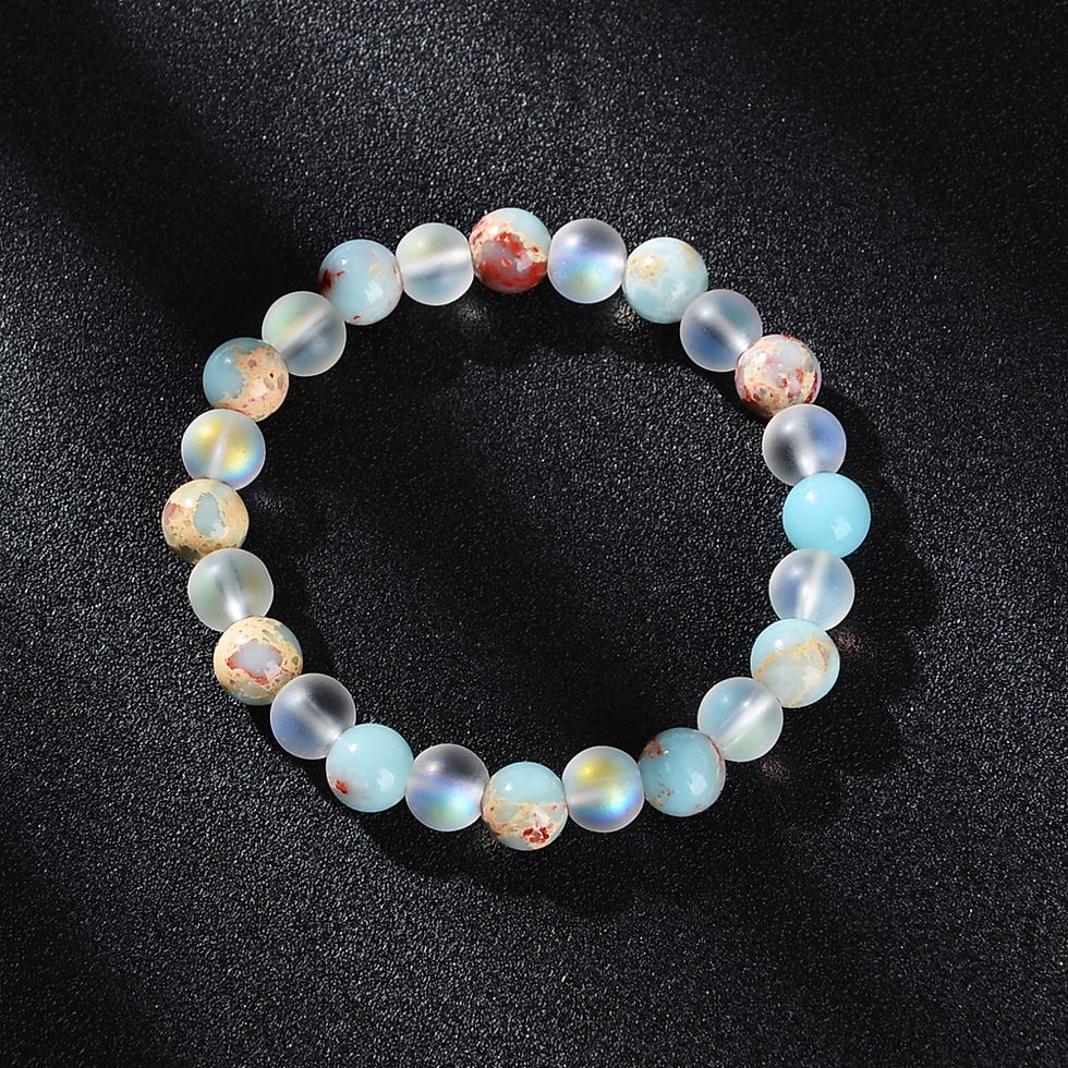Thumbnail: Natural Stone Beaded Bracelet – Stylish Crystal Jewelry