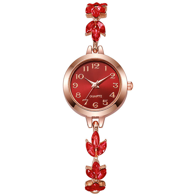Thumbnail: Elegant Women Watches Luxury Rhinestone Bracelet Bracelet Quartz Watch Reloj Muj