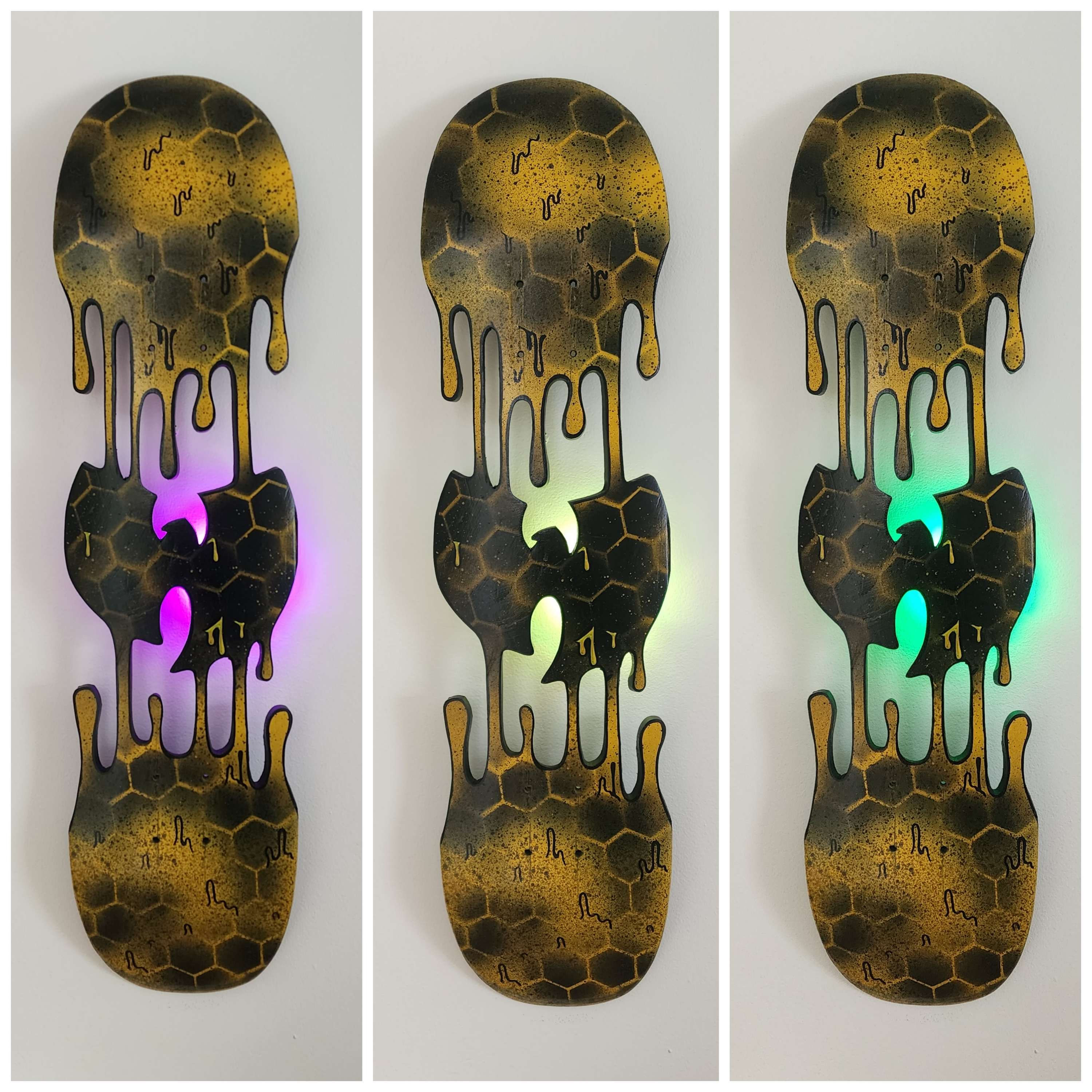 Custom Honeycomb "W"