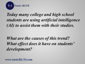 Band 8 Sample Answer. IELTS Writing Task 2 Causes and Effects