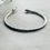 Thumbnail: Genuine Blue Sapphire AAA Quality Square Cut Tennis Silver Bracelet