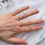 Thumbnail: Natural Pearl AAA Freshwater Cluster Silver Ring