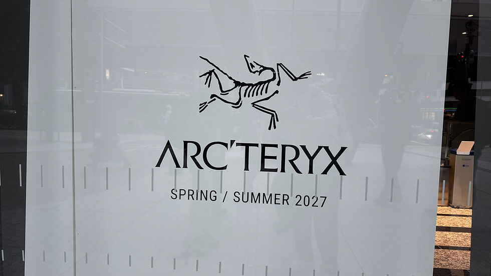 ARC’TERYX 来シーズンの打ち合わせ