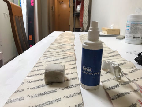 BCシーズン前のシールをメンテナンス