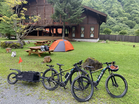 eBike packingと笊ヶ岳下見登山