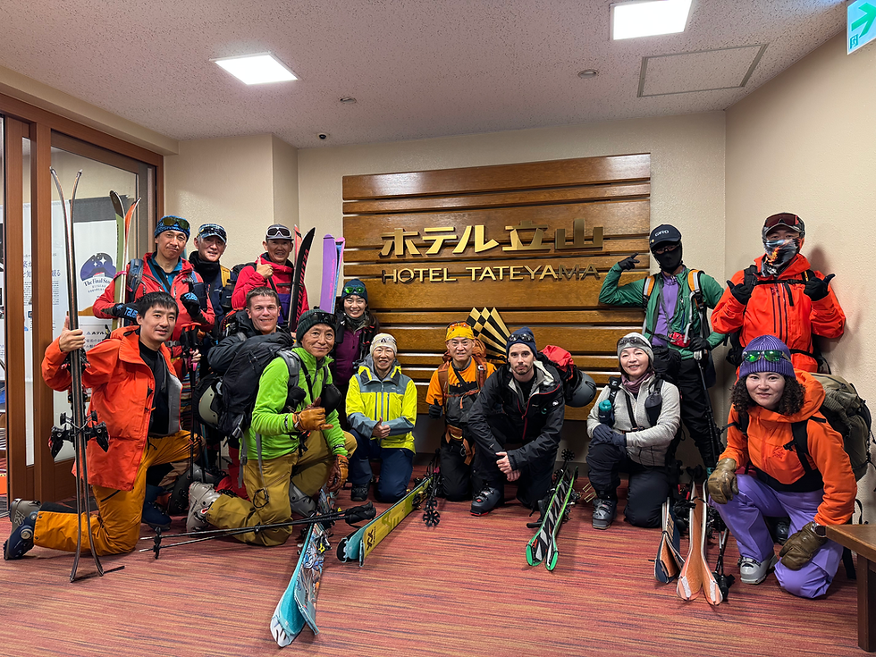 2025秋の立山バックカントリー