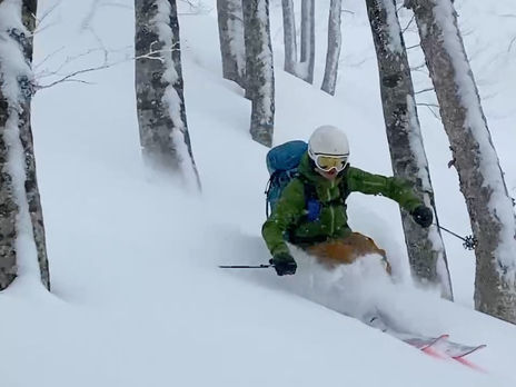 越後湯沢の里山BC