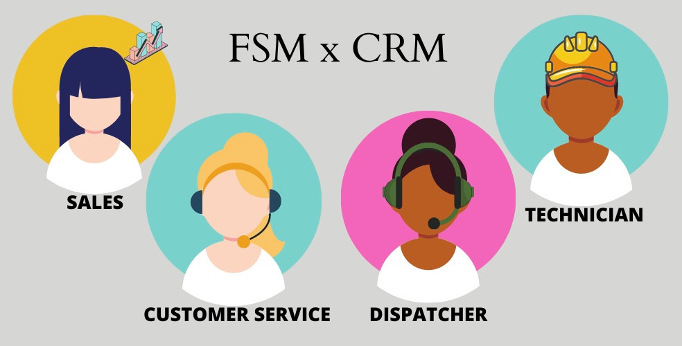 Different field service management roles