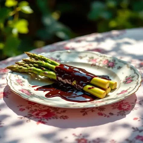 Asperges au chocolat noir