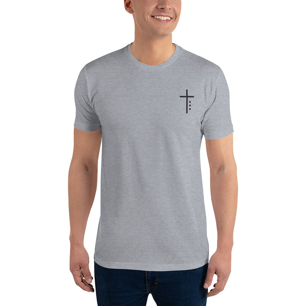 Thumbnail: Fitted Short Sleeve T-shirt (FOLLOW JESUS)