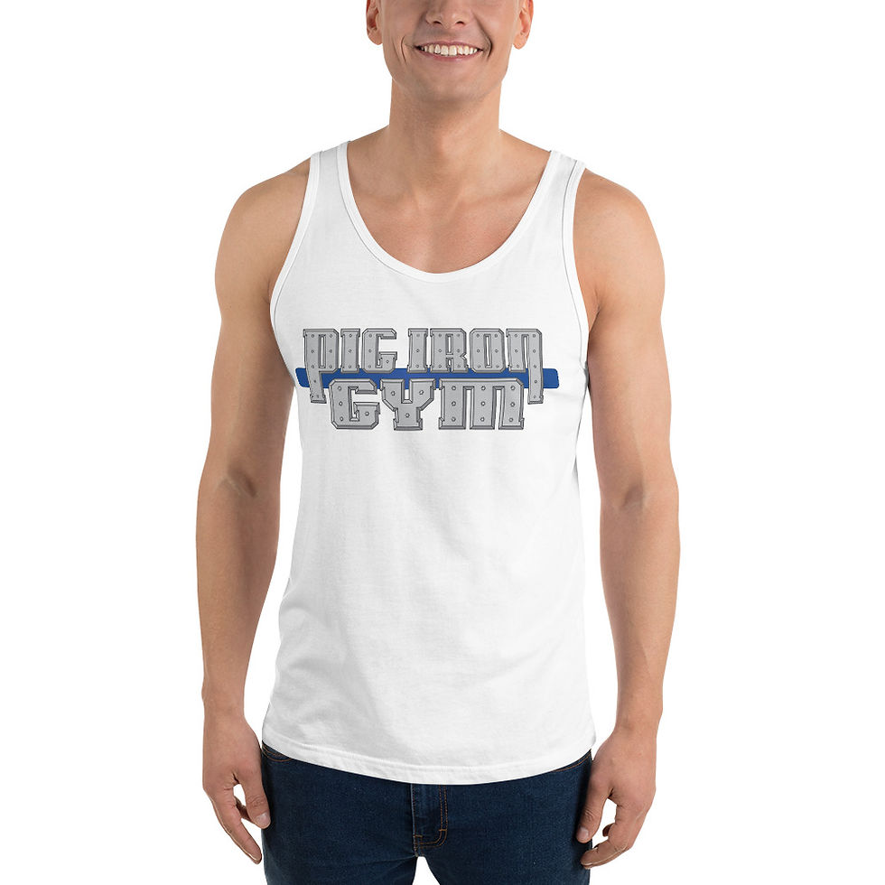 Thumbnail: Men's Tank Top (blue line logo)