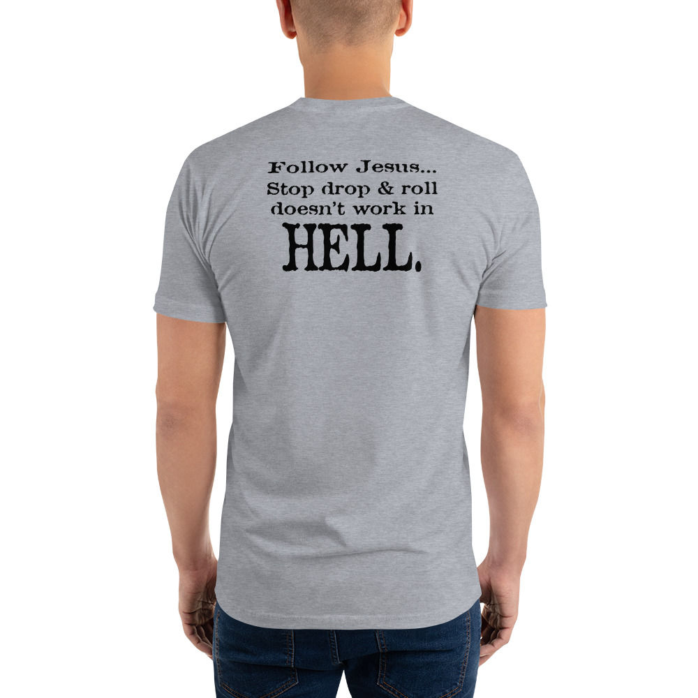 Fitted Short Sleeve T-shirt (FOLLOW JESUS)