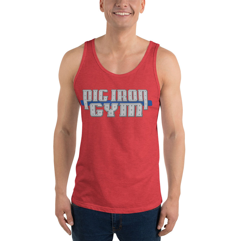 Thumbnail: Men's Tank Top (blue line logo)