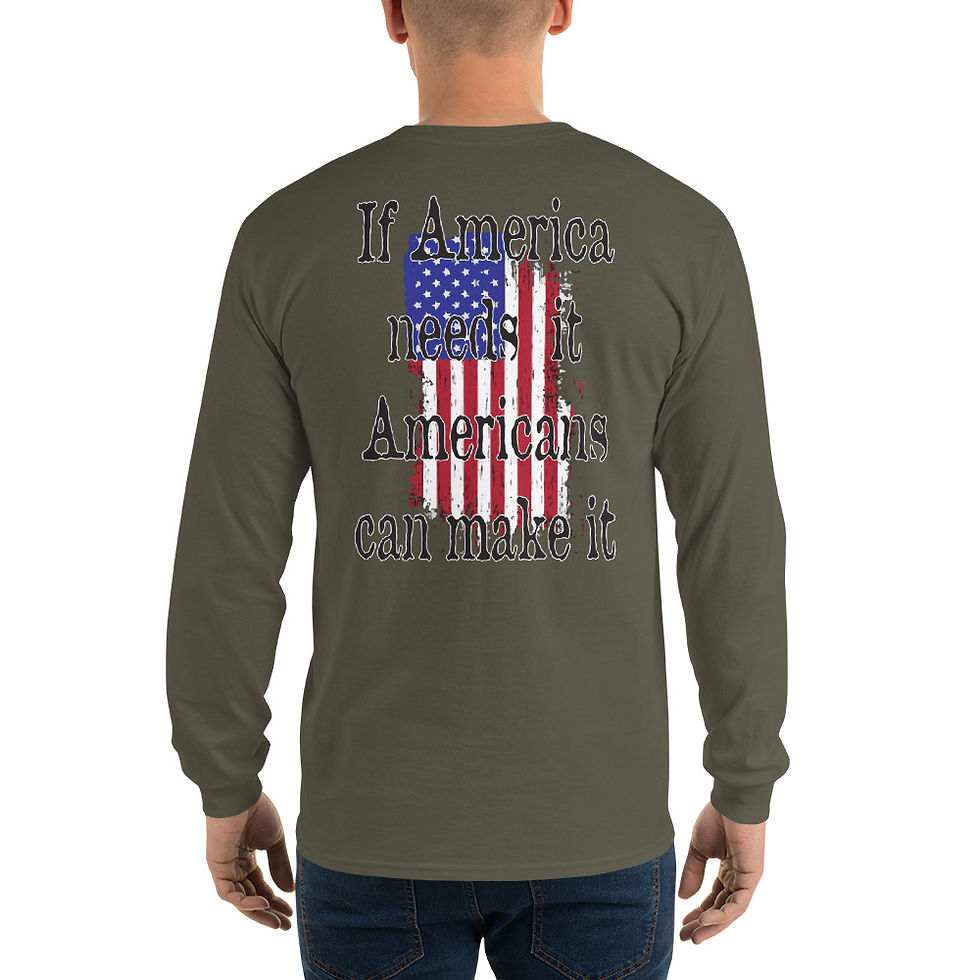 Thumbnail: Men’s Long Sleeve Shirt (AMERICA NEEDS IT)