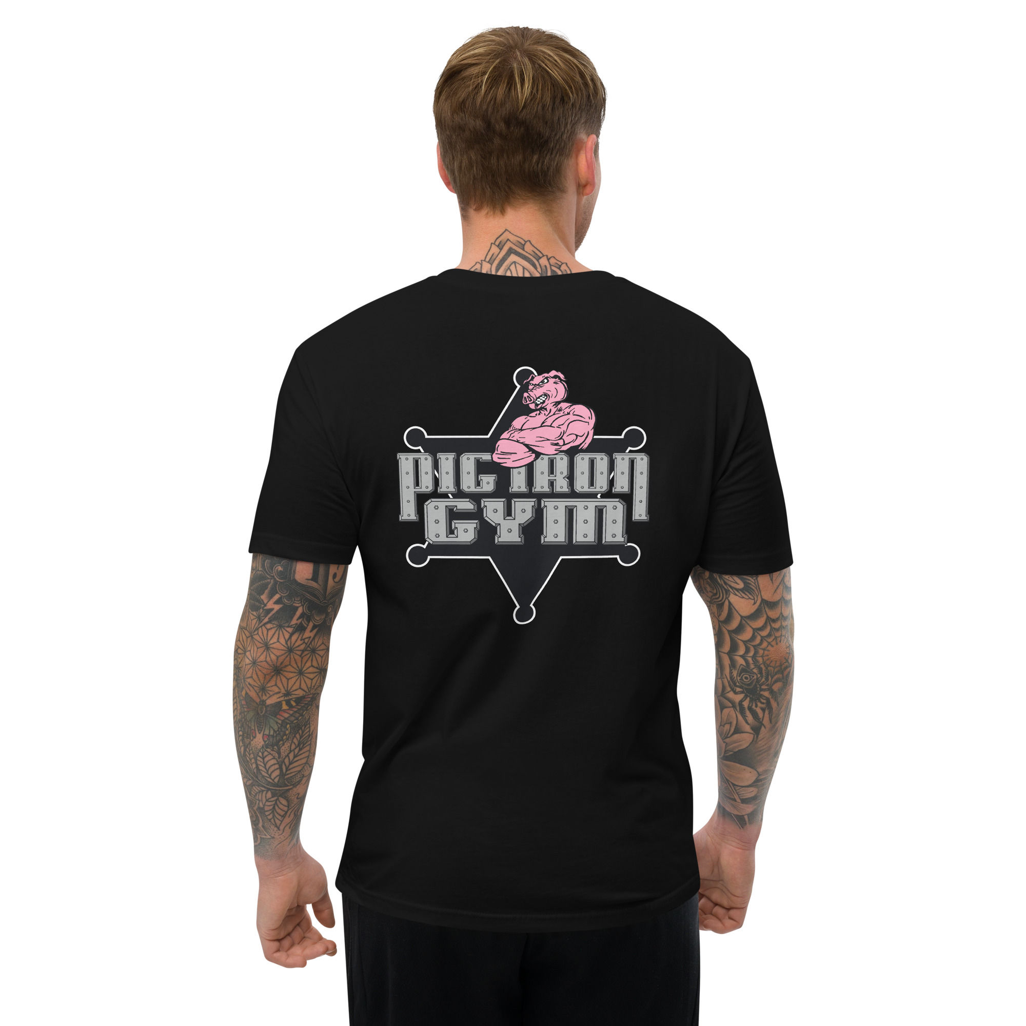 Fitted Short Sleeve T-shirt (STAR PIG LOGO)