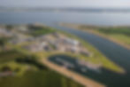 Drone foto industriegebied Wemeldinge