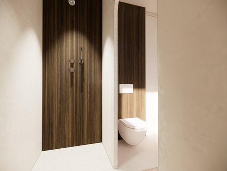 Luxe badkamer met natuurlijke materialen