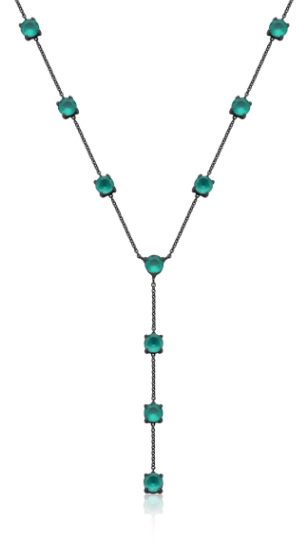 Miniatura: COLAR GRAVATA PEDRAS