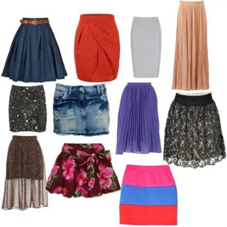 Ajustadas Faldas Cruzadas Cortas