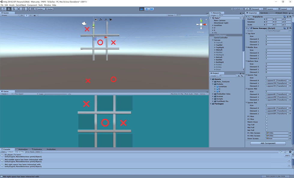 TicTacToe Setup